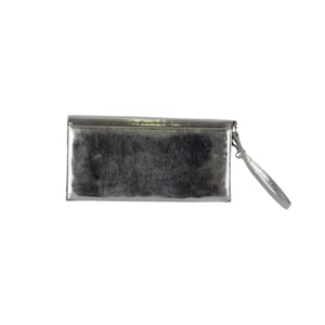 Christian Dior Metallic Zilveren Pochette - '00s