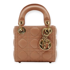 Dior Rosa Micro Lady Dior Axelväska - 20-talet