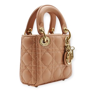 Dior Rosa Micro Lady Dior Axelväska - 20-talet