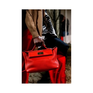 Hermès 24/24 Etain Togo Leather Bag - '10s