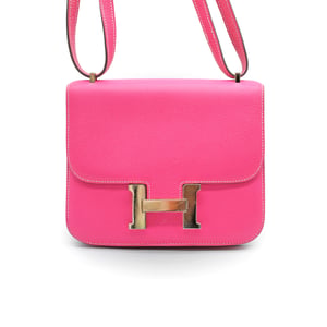 Hermès Constance 18 Mini Fuchsia Epsom Leather Bag - '10s