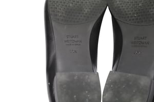 Stuart Weitzman Ballet Flats in Black Leather