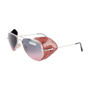 Roberto Cavalli Aviator Snakeskin Solglasögon - '10s