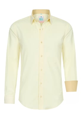 Pastelkleurig overhemd S - 6XL Slim Fit Katoenen stretch