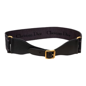 Christian Dior Wide Canvas Belt - '20s