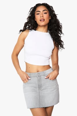 Denim Mini Skirt