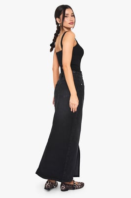 Tall Denim Midaxi Skirt