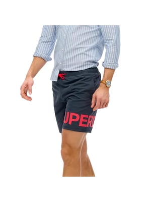 Superdry heren zwempak met print, maat 17