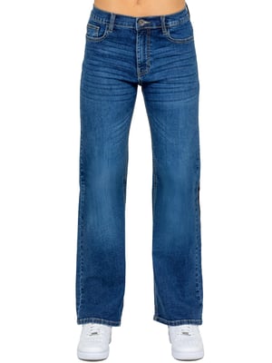Enzo | Dames Jeans Met Wijde Pijpen