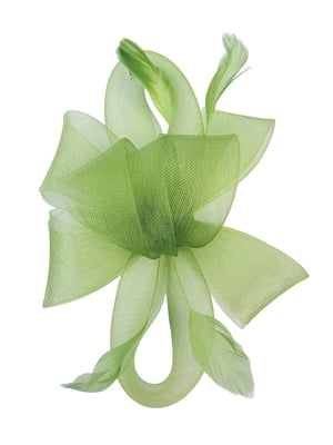 Flower & Feathers Fascinator Hat with Headband & Clip