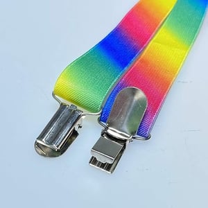 Rainbow Vertical Stripe Braces