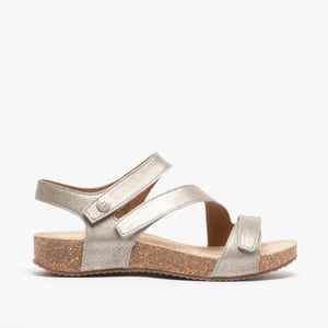 Josef Seibel Tonga 25 Dames Leren Klittenbandsandalen Kristal
