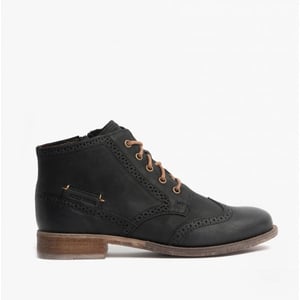 Josef Seibel Sienna 74 Dames Leren Enkellaarsjes Zwart