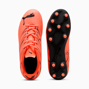 PUMA BOYS / GIRLS ATTACANTO FOOTBALL BOOTS FG/AG JUNIOR RED 107480