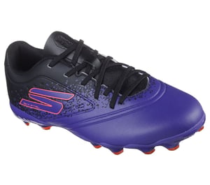 SKECHERS BOYS / GIRLS JUNIOR FOOTBALL BOOTS FG RAZOR 1.5 PURPLE