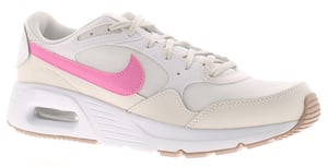 Nike Junior Girls Trainers Air Max SC GS Lace Up white