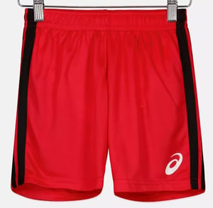 Asics Boys / Girls Sports Shorts Red 1217702JR