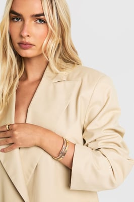 3 Pack Gold Detail Bracelets