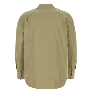 Burberry Equestrian Knight-Motif Buttoned Shirt Hunter Green Casual Shirt