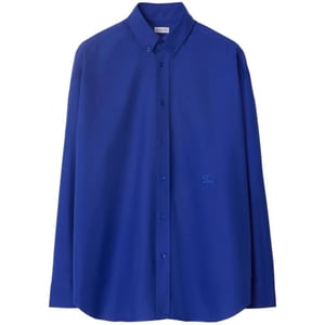 Burberry Equestrian Knight Blue Casual Shirt