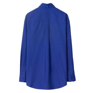 Burberry Equestrian Knight Blue Casual Shirt