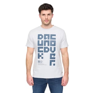 Duck and Cover Heren Squarelarge T-Shirt (Lichtblauw)