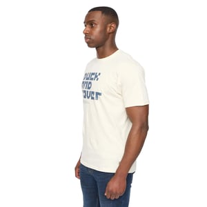 Duck and Cover Heren Bloxx T-Shirt (Off White)