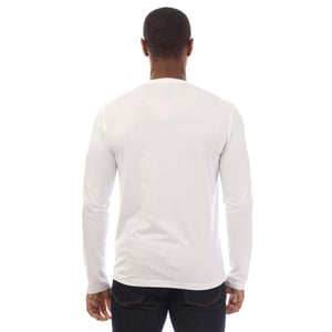 Men's Belstaff Cotton Jersey Long Sleeve T-Shirt in White