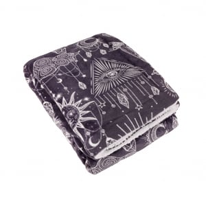 furn. Constellation Printed Fleece Throw