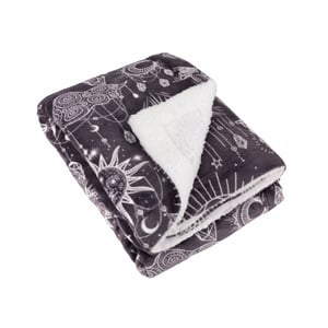 furn. Constellation Printed Fleece Throw