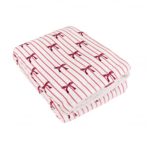 furn. Noortje Bows Sherpa Fleece Throw