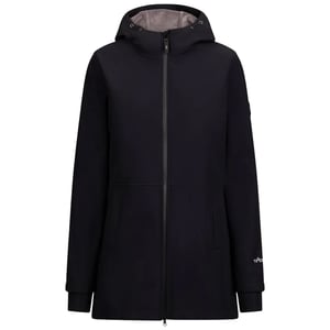 Trespass Womens/Ladies Priya Long Length Soft Shell Jacket (Black)
