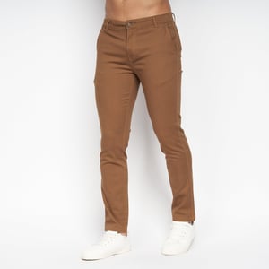 Crosshatch Chinos för herrar Roysden (Kanel)