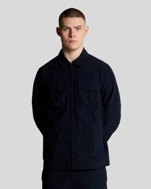 Lyle & Scott Geventileerde Overhemd - Donker Mnavy