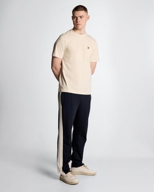 Lyle & Scott Taped Trackbyxor - Mörk Marinblå