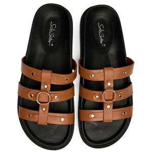 Solesister Honey Footbed Sandals
