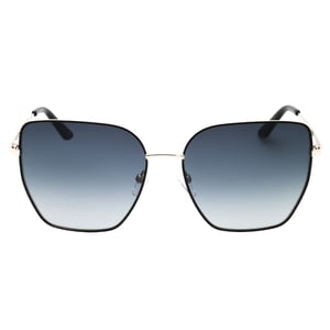 Juicy Couture Matte Black Frame Donkergrijze Zonnebril met Kleurverloop