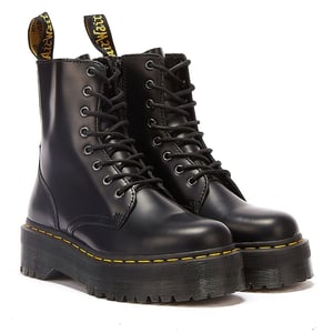 Dr. Martens Jadon Smooth Womens Platform Boots - (Black)
