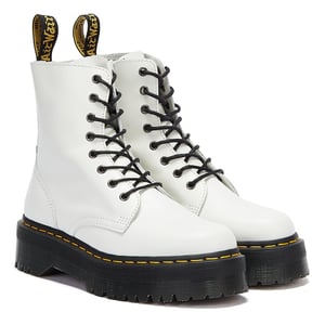 Dr. Martens Jadon Womens White Platform Boots
