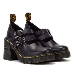 Winkel Voor Dr. Martens Eviee Sendal Leren Dames Zwarte Hakken
