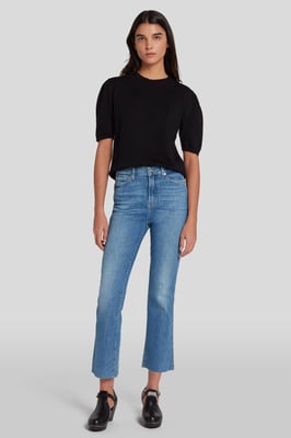 Ladies Jeans Hw Slim Kick Bootcut Fit