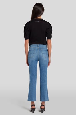 Ladies Jeans Hw Slim Kick Bootcut Fit