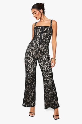 Lace Corset Jumpsuit