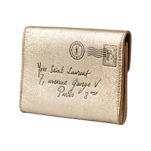 Yves Saint Laurent Lederen Kaarthouder - '00s
