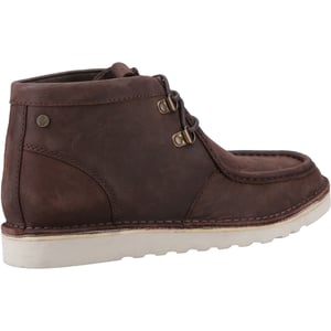 Hush Puppies Oswald Leren Herenschoenen Bruin