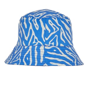 Regatta Dames/Dames Abstract Bloemige Omkeerbare Emmer Hoed (Helderste blauw)