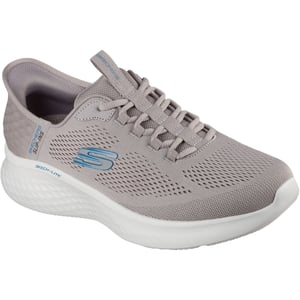Skechers Skech-Lite Pro Primebase Textil Herr Taupe/Bruna Träningsskor