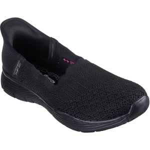 Skechers Seager Believe It Textil Dam Svart Träningssko