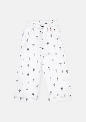 Estelle Ivory Poplin Trousers