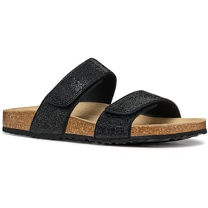 Geox D BRIONIA R Dames Zwarte Sandalen